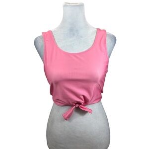 Ladies One Loved Babe Pink Tie Front Bikini Top‎ Size Small